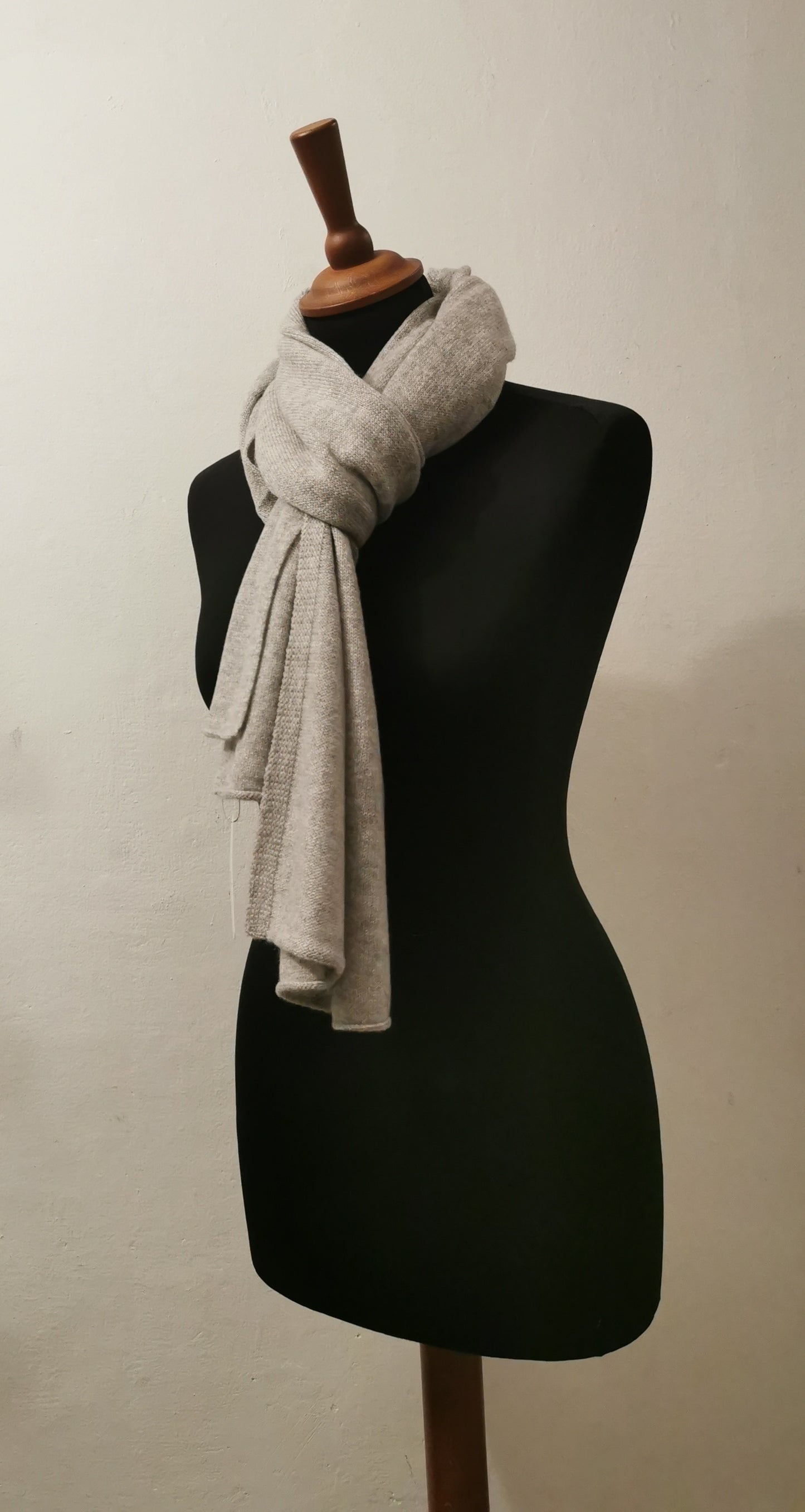 Sciarpa maglia rasata