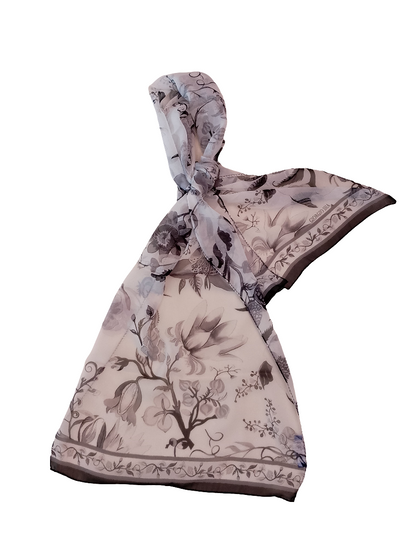 Sciarpa voile stampata